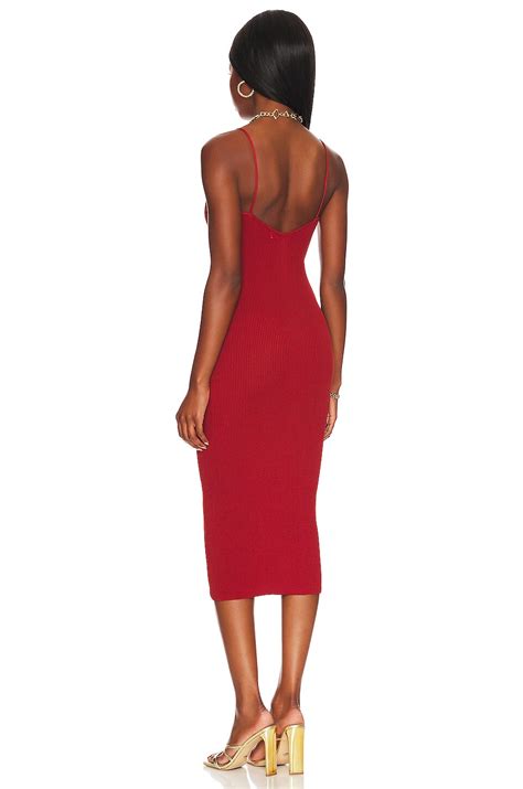 ALL THE WAYS Emma Knit Midi Dress in Burnt Orange | REVOLVE