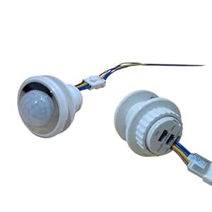 Infrared Mini Motion Sensor Recessed with Adjustable LUX and Time Delay ...