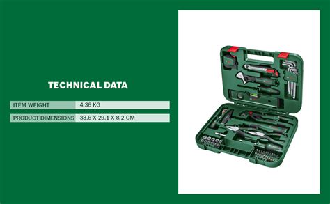 BOSCH Advanced 52-Piece Hand Tool Set(1600A02BY7) | Global Electronics