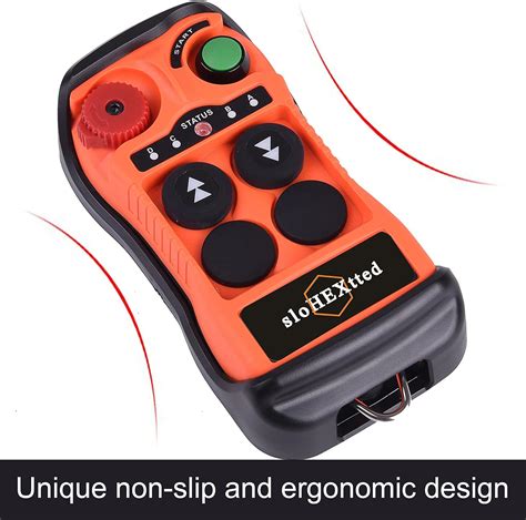 Buy Industrial Hoist Crane Wireless Radio Remote Control Transmitter ...