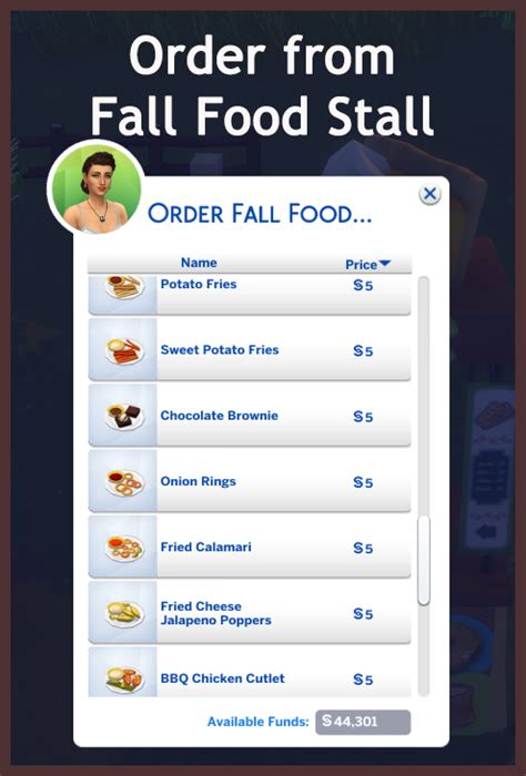 FALL SEASONS FOOD STALL – icemunmun