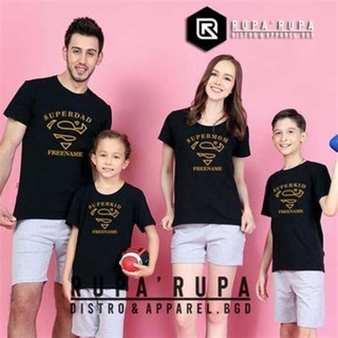 Jual BAJU KAOS COUPLE PASANG KELUARGA GRATIS TAMBAH NAMA LOGO SUPERMAN ...
