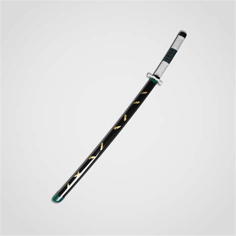 Demon Slayer Sanemi Neon LED Katana – 100cm Life-Size Light-Up Anime S