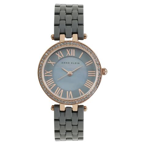 Buy Online Anne Klein Quartz Analog Mother of Pearl Dial Ceramic Strap ...