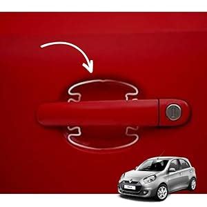 Autokaar Car Door Handle Protector Sticker PU Finger Scratch Guard ...