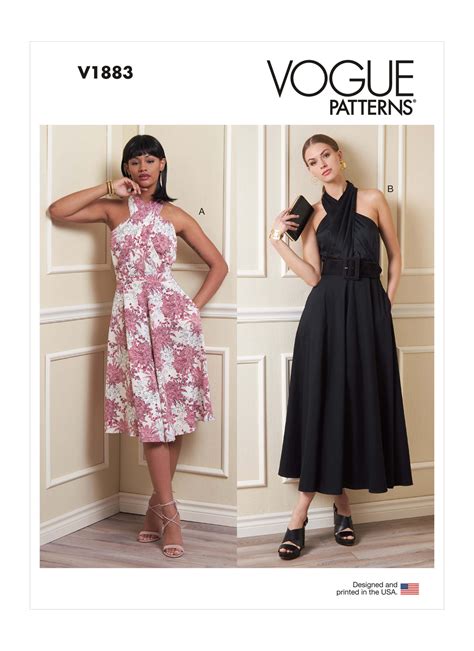 Vogue Patterns V1883 Misses’ Dress - Sewdirect Australia
