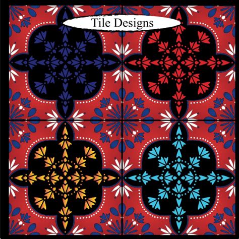 Buy Tile Designs: 50 Original Tile Coloring Pages for Artists of all ...