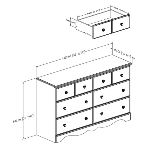 Standard Depth Of Dresser Drawer