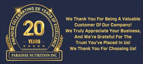 Paradise Nutrition Inc