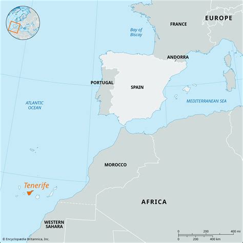 Tenerife Canary Islands Map
