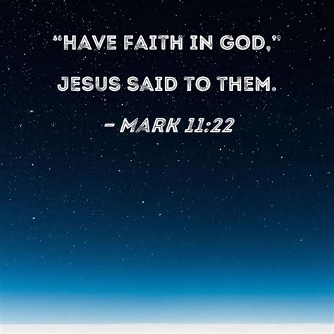 Have Faith In God Bible Verse