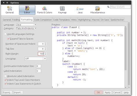 NetBeans Output Format Underline 的图像结果