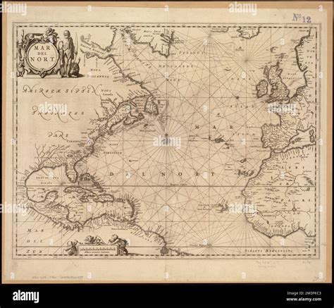 Map of the north atlantic ocean hi-res stock photography and images - Alamy