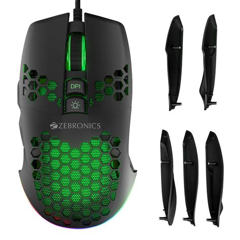 Amazon.in: Buy ZEBRONICS Crosshair Premium Gaming RGB USB Mouse with Up ...