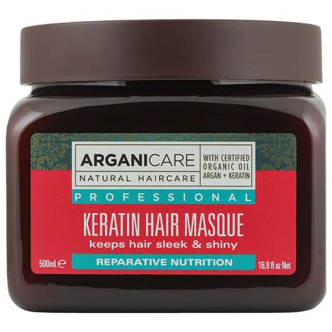 Arganicare Professional Keratin Nourishing Hair Masque with Certified ...