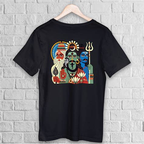 Tridev - Patachitra T-Shirt | Unisex Cultural Expression – Smarteez