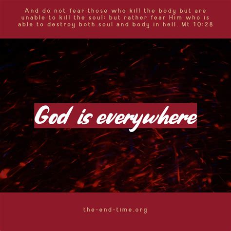 Omnipresent God Bible Verse