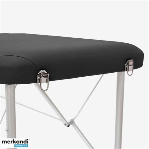 Massage Table Eros 60cm Folding Wooden Two section Black - Poland, New ...