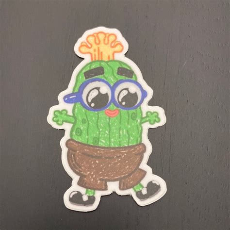 Kevin the Sea Cucumber Vinyl Sticker — San José Made