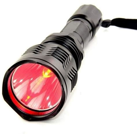 Image result for Red LED Flashlight