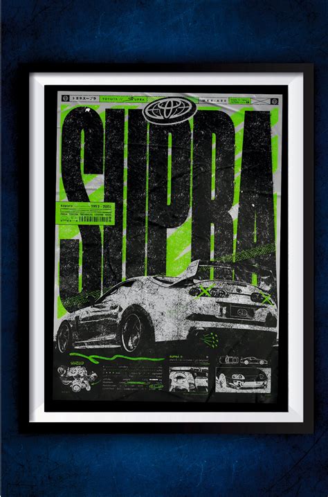 Supra Poster || Cars Poster – GeekyGallery