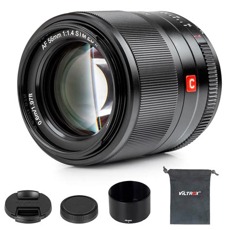 VILTROX 56mm F1.4 f/1.4 EF-M Mount Large Aperture Autofocus Portrait ...