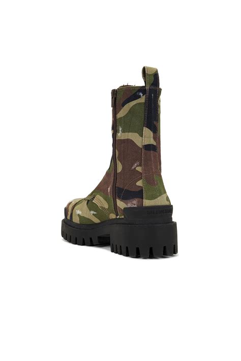 Balenciaga Strike Boot L20 in Dark Camo | FWRD