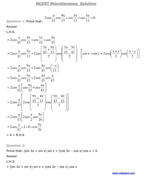 Class 11th Math Chapter Trigonometric Function in Hindi 的图像结果
