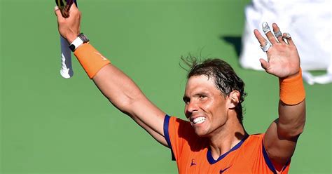 Tennis: Rafael Nadal back in training after rib injury layoff