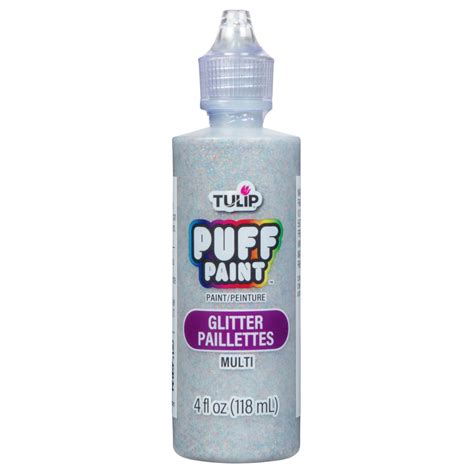 Tulip Puff Paint Glitter Multi 4 fl. oz. – Tulip Color Crafts