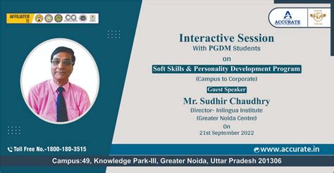 Soft Skills and Personality Development Program