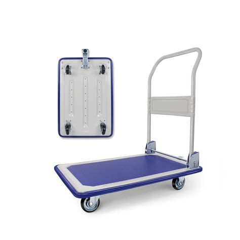 Buy Folding Steel Trolley Platform Handtruck with Brake Heavy ...
