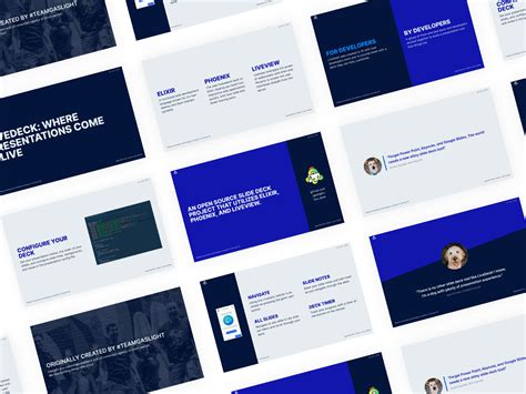Cobalt Slide Deck Theme by Beau Heubach for Launch Scout on Dribbble