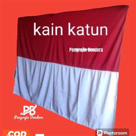 Jual Bendera Merah Putih 100x150 Premium Katun - 80x120 - Kab. Garut ...