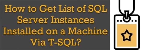 Image result for List of SQL Server Instances