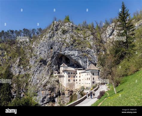 Predjama, Inner Carniola, Slovenia. Predjama Castle, built into the ...