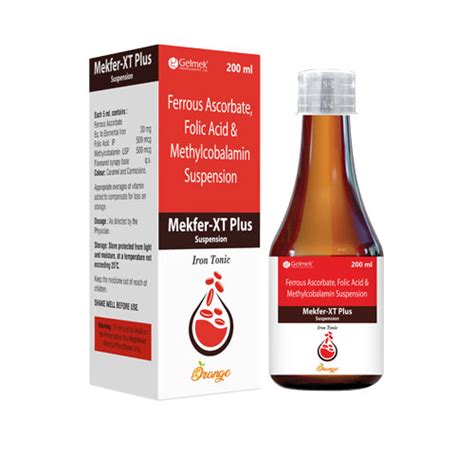 MEKFER-XT PLUS 200ml Suspension Gelmek Healthcare Pvt. Ltd