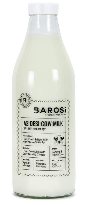 Farm Fresh Pure Cow & Buffalo Milk-Delivery In Gurgaon : Barosi