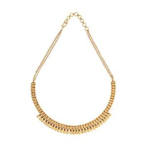 KUSHAL'S Fashion Jewellery Gold Polished Antique Necklace With ...