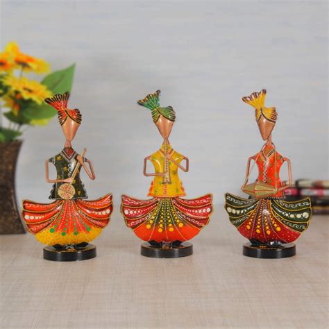 Buy Handicrafts Paradise Tribal Rajasthani Musicians in Iron Handmade ...