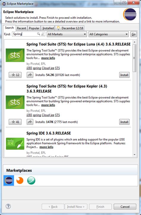 Image result for Spring Setup in Eclipse