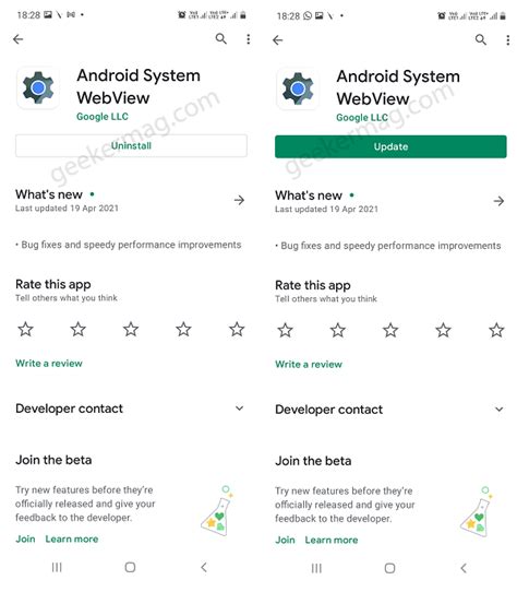 Image result for Android System WebView Disable or Enable