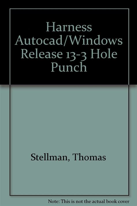 Buy Harness Autocad/Windows Release 13-3 Hole Punch Book Online at Low ...