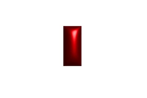 Red Metal Shiny Letter I 3D Illustration Graphic by Art's and Patterns · Creative Fabrica