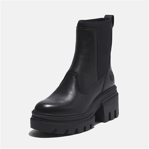Everleigh Mid Chelsea Boot for Women in Black