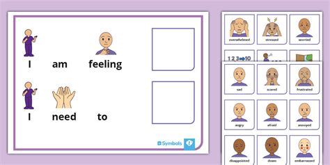 Twinkl Symbols: Older Learners: Self-Regulation Board