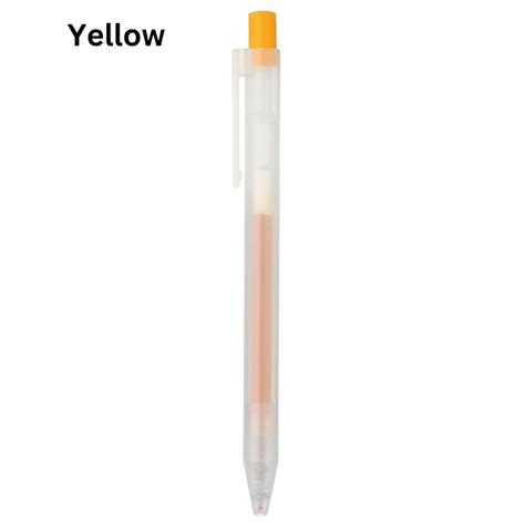 MUJI Smooth Gel Ink Knock Type Ballpoint pen 10 color set – Bumbo ...
