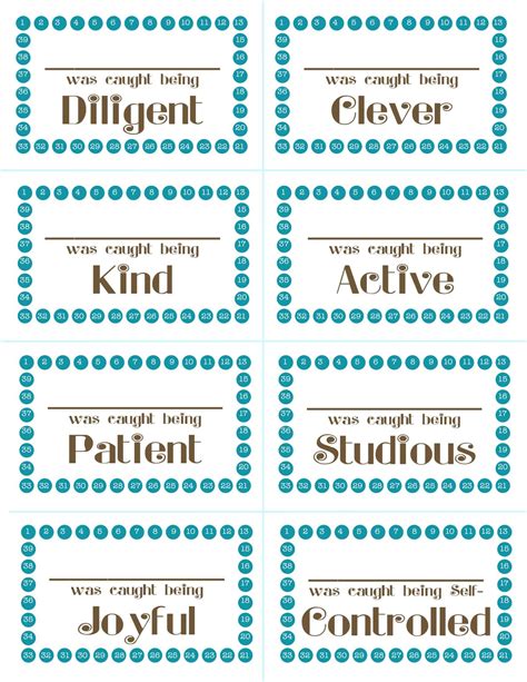 Free Printable Punch Card Template - Evelynmercy.com