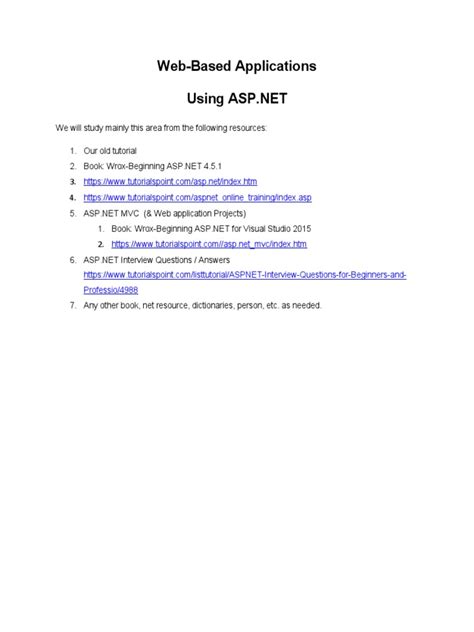 Image result for Asp.net Web App Tutorial Step by Step