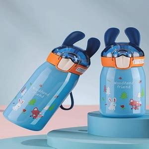 FunBlast Cartoon Design Hot and Cold Water Bottle for Kids - Double ...